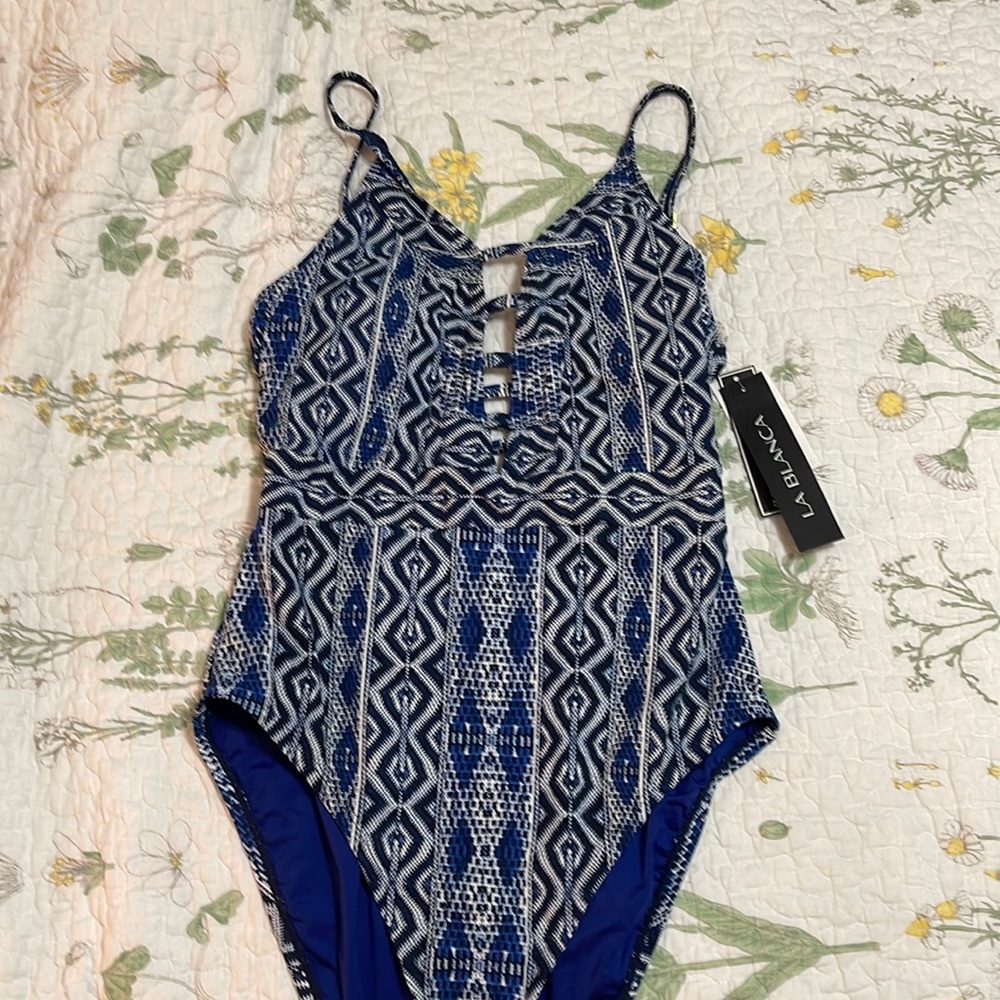 La Blanca Tummy Control One Piece Bathing Suit